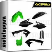 ACERBIS 0021843 FULL PLASTICS KIT BLACK GREEN KAWASAKI KXF 450 2016 16 2017 17