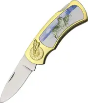 4⅛” | 2 ⅞” Blade Howling Wolf Lockback WF-1249