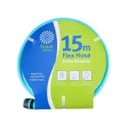 Aqua Systems 15m Light Blue Flex Garden Hose