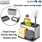 Joseph Joseph Sink Tidy Surface Storage Organiser Stainless Steel Kitchenware