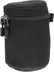 LABRIMP Professional Camera Lens Case Water Resistant Lens Pouch Shockproof DSLR Camera Bag for Safe Transport and Protection for Photographers and Travel