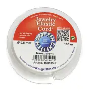 Griffin Jewelry Elastic Cord String Threading Gemstone Beads & Pearls Bracelet .