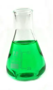 Eisco Labs 50ml Narrow Neck Erlenmeyer Flask - 3.3 Borosilicate Glass