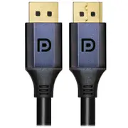 Cruxtec DP14-05-BK 5m DisplayPort Cable, DP 1.4, 32.4Gbps, Up to 8K@60Hz / 4K@144Hz Black