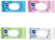 Curash Baby Wipes Variety Pack - 4 x 80 Count | Fragrance-Free, Simply Water, Aloe Vera & Chamomile, Vitamin E | Gentle & Hypoallergenic | Ideal for Sensitive Skin | Bulk Value Pack for Baby Care