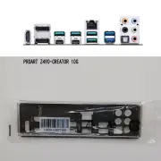 For Asus PROART Z490-CREATOR 10G Shield IO I/O Rear Backplate Motherboard