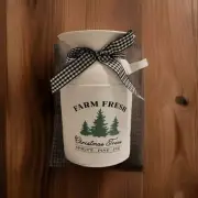 Metal Jug Farm Fresh /Christmas Tree Spruce. Pine . Fir