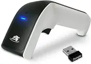 [ScanAvenger] Wireless Portable 1D&2D Bluetooth Barcode Scanner: 3-in-1, Vibration, Cordless, Rechargeable Scan Gun for Inventory Management, Handheld, USB Bar Code/QR Reader, Hand Scanner