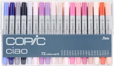 [Parallel Import] Copic Ciao Alcohol Markers 72 colors set B