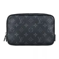 在飛比找Yahoo奇摩購物中心優惠-LV M43384 灰字LOGO Monogram Ecli