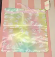 Victoria's Secret PINK reusable Drawstring Rainbow Logo Wet Dry Bikini Gift Bag