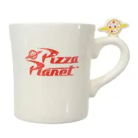 在飛比找momo購物網優惠-【sunart】迪士尼 玩具總動員 杯緣子陶瓷馬克杯 披薩星