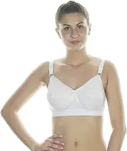 [VSTAR] Joy+ D Cup Women's Cotton Non-Padded Non-Wired Full Coverage Bra for Heavy Bust