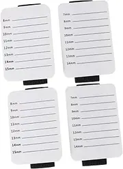 Beavorty 4Pcs Lash Extension Hand Pallet with Strap Lightweight Holder for Eyelash Extension Application for Professionals and Beginners