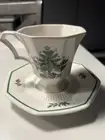 Nikko Christmastime Tea Coffee Cup with Saucer Classic Collection Octagon Japan