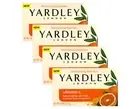Yardley London Vitamin C Turmeric & Orange Peel Moisturizing Bath Bar Pack of 4