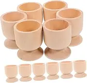 LALAFINA 15pcs Easter Eggs Scale Instant Cartons Kits Cheese Board Cup Holders Organizer Fun Scrambler Fillers Decorating Artificial Basket Collector Boil Deviled Tray Stuffers Opener Wood