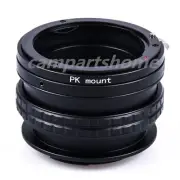 Adjustable Pentax K PK Lens to EFM EF-M Macro Helicoid Focus Extension Adapter