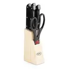 Pigeon by Stovekraft Angular Holder Shears Kitchen Knifes 6 Piece Set