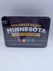 NEW You Gotta Know Minnesota Sports Trivia Game Fun Game 2018 Vikings Twins Wild