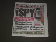 2017 MARCH 8 NEW YORK POST NEWSPAPER - IPHONES SECURITY BREACH - ISPY