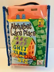 Discovery Toys Alphabet Lace Place - Foam Puzzle House with Letters/Numbers Toy