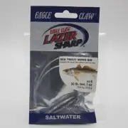 Eagle Claw Lazer Sharp Sea Trout Mono Rig LRRTM1-1 Saltwater Size 6 30lb 1oz