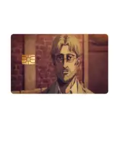 High Gloss Credit Card Skin - Attack on Titan Zeke Yeager Design