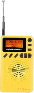 Dpofirs Personal AM/FM Pocket Radio Portable Mini Digital Tuning Walkman Radio DAB+ & FM Radio, For Walk/Jogging/Gym/Camping