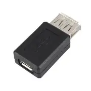 USB 2.0 Type A to Micro 5pin B Female Converter Adapter Connector 5PCS