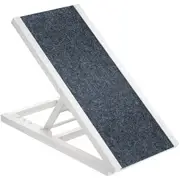 Oppsbuy 100cm Dog Pet Ramp 4 Adjustable Height Dogs Stairs Steps Foldable