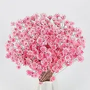 300 Stems Dried Flowers Brazilian Small Star Daisy Decorative Dried Flowers Mini Daisy Chamomile Bouquet for DIY Vase Wedding Wreath Card Making Table Gift Home Decor（Pink）