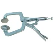 (6)- Kreg Premium 6-1/4 In. Locking C-Clamp with Swivel Jaws KHC-PREMIUM