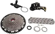 Baxnore Mountain Cycle 12 Speed Groupset, Multifunction Shifter Lever Rear Derailleur Cassette Chain Kit, Replacement 12 Speed Derailleur Groupset for Cycling