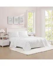 Poppy & Fritz 200 Thread Count Sweet Heart Cotton Percale Sheet Set