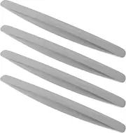 BokWin 4 Pack Universal Car Bumper Protector Rubber, Anti-Collision Car Front and Rear Corner Bumper Guard Lip Anti-Scratch Strips Sticker for Cars SUV Pickup Truck (Grey)