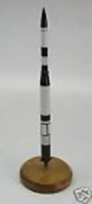 Vanguard Missile US Navy Mahogany Kiln Dry Wood Model Rocket Small New