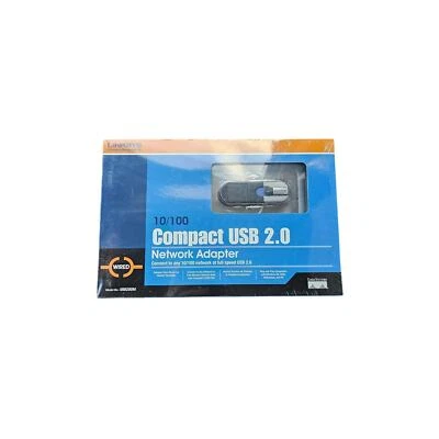 NIB Linksys Network Adapter Compact USB 2.0 10/100 Driver Disc USB200M