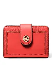 Michael Michael Kors Small Logo Print Compact Wallet
