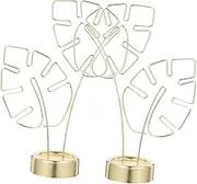 Photo Stands for Table Display 2pcs Leaf Table Card Holder Memo Clip St