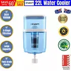 Devanti 22L Water Cooler Dispenser Purifier Filter Bottle Container 6 Stage Blue