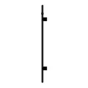 Meir Heated Vertical Towel Rail Matte Black MHT02B