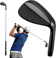 Men's Golf Club, CNC Milled Face Golf Sand Shaft, 52°/56° Wedge,Non-Slip High Loft Golf Club Wedge with Stainless Steel Shaft, for Men Golfers Outdoor Sports 52°