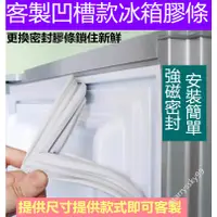 在飛比找蝦皮購物優惠-冰箱門膠條 適用於所有品牌冰箱膠條 強磁密封條 卡槽密封條 