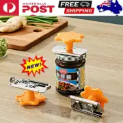 Stainless Steel Adjustable Twist Jar Opener Spiral Can Seal Lid Cap Remover LR
