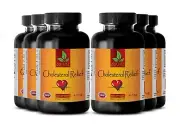 Niacin 500 - CHOLESTEROL RELIEF - Helps Improve Memory - 6 Bottles