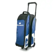 Brunswick Blitz Black/Royal 3 Ball Roller Bowling Bag