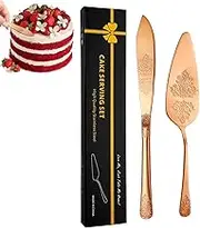 Stainless Steel Cake Cutting Utensils - Stainless Steel Cake Slicer and Wedding Cake Cutter,Durable Cake Slicer Cake Cutting Set for Wedding Birthday Parties