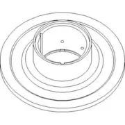 WN-AH201415-PEX Outer Reverser Sheave Fits John Deere 9550 9650 9650CTS 9650STS