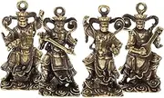 Operitacx 4pcs Buddha Statue Decor Heavenly Kings Ornaments Pure Pendants Spiritual Home Decor